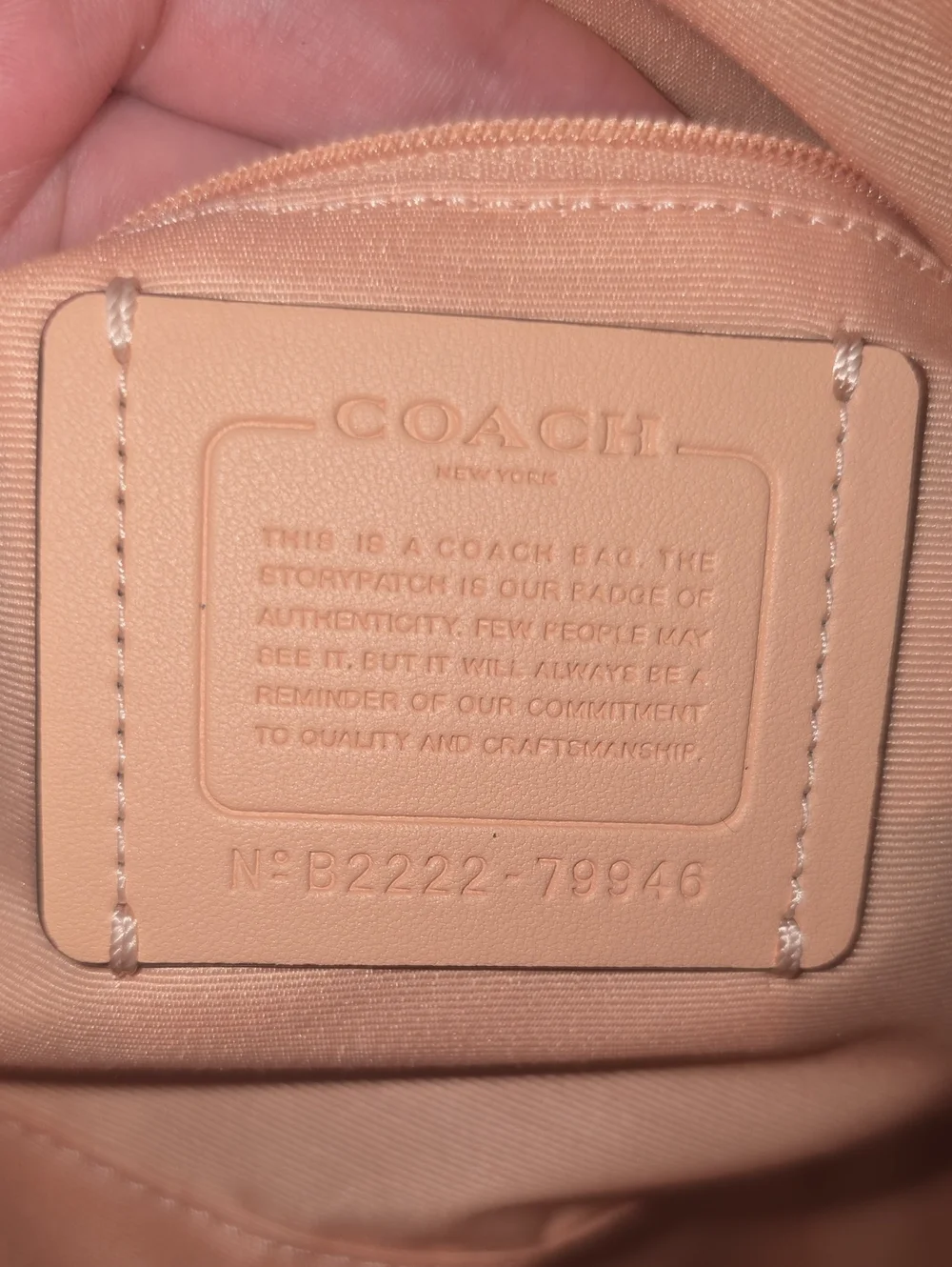 Coach euc blush